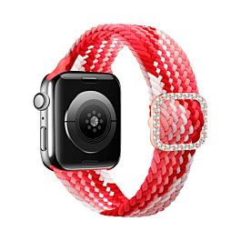iWatch (42/44/45/49mm) Nylon Colorful Sport Band with Stone Clip - 6 (Only Ground Shipping)