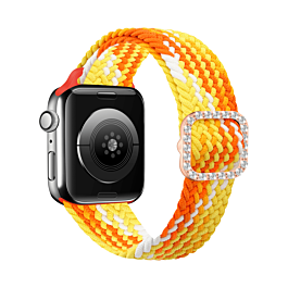 iWatch (42/44/45/49mm) Nylon Colorful Sport Band with Stone Clip - 8 (Only Ground Shipping)