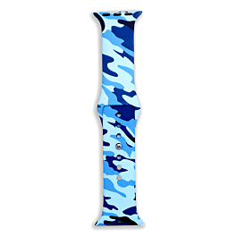 iWatch (38/40/41mm) Printing Desing Silicone Band - E23 (Only Ground Shipping)