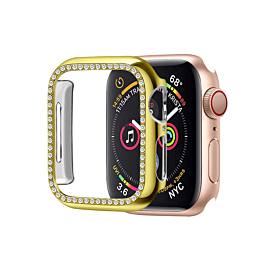 iWatch 41mm Stone PC Bumper Case - GOLD (Only Ground Shipping)