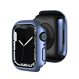 iWatch 41mm Hard PC Bumper Case with Tempered Glass - NAVY BLUE (Only Ground Shipping)