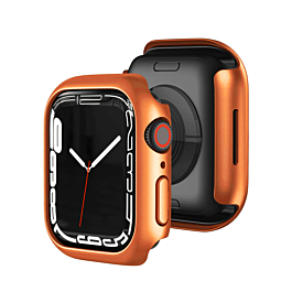 iWatch 41mm Hard PC Bumper Case with Tempered Glass -ORANGE(Only Ground Shipping)