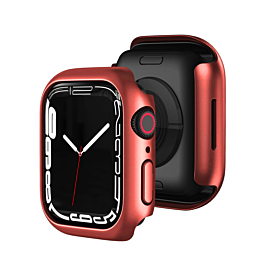 iWatch 41mm Hard PC Bumper Case with Tempered Glass -RED (Only Ground Shipping)
