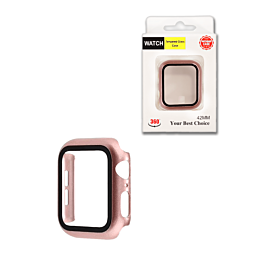 iWatch 42mm Hard PC Bumper Case with Tempered Glass - 2 (Only Ground Shipping)