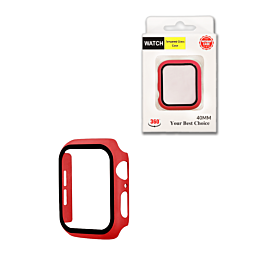 iWatch 40mm Hard PC Bumper Case with Tempered Glass - 4 (Only Ground Shipping)