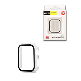 iWatch 42mm Hard PC Bumper Case with Tempered Glass - 6 (Only Ground Shipping)
