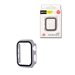 iWatch 42mm Hard PC Bumper Case with Tempered Glass - 7 (Only Ground Shipping)