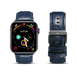 iWatch (38/40/41mm) PU Leather Case - BLUE (Only Ground Shipping)