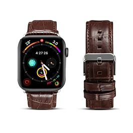 iWatch (38/40/41mm) PU Leather Case - BROWN (Only Ground Shipping)