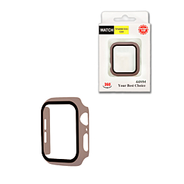 iWatch 44mm Hard PC Bumper Case with Tempered Glass - 7 (Only Ground Shipping)