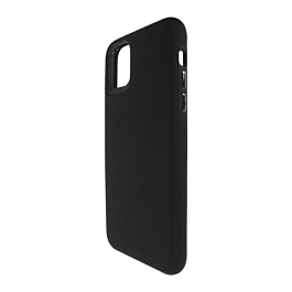 Shock Absorption Protective Dual Layer Case - BLACK for iPhone 12 Pro Max (Only Ground Shipping)