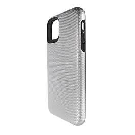 Shock Absorption Protective Dual Layer Case - SILVER for iPhone 12 Pro Max (Only Ground Shipping)