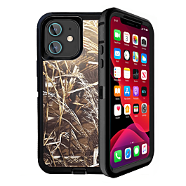 Heavy Duty Case for iPhone 12 Mini (CAMO BLACK) (Only Ground Shipping)
