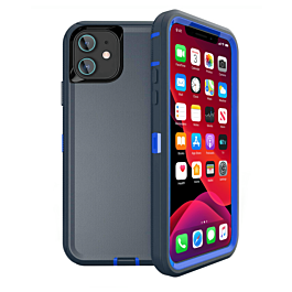 Heavy Duty Case for iPhone 12 Mini (DARK BLUE) (Only Ground Shipping)