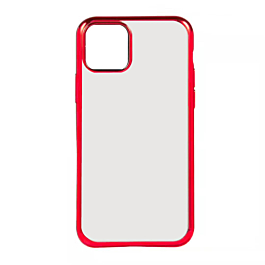 Acrylic Dual Layer Transparent Case - RED for iPhone 12 Pro Max (Only Ground Shipping)