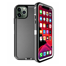 Heavy Duty Case for iPhone 11 Pro (BLACK & WHITE) (Only Ground Shipping)