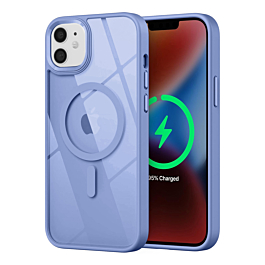 Shiny Magnetic Clear Cases -BLUE for iPhone 11  (Only Ground Shipping)