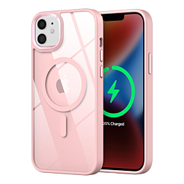 Shiny Magnetic Clear Cases - PINK for iPhone 11 (Only Ground Shipping)