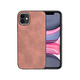 Matte Retro Leather Case - PINK for iPhone 11 (Only Ground Shipping)