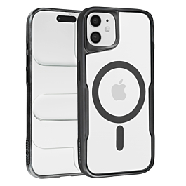Glossy & Transparent Magnetic Case - BLACK for iPhone 11 (Only Ground Shipping)
