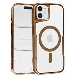 Glossy & Transparent Magnetic Case - DESERT GOLD for iPhone 11 (Only Ground Shipping)