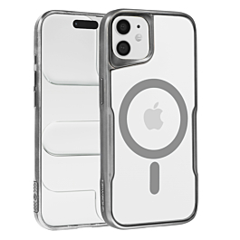 Glossy & Transparent Magnetic Case - SILVER for iPhone 11 (Only Ground Shipping)