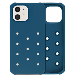 Charm Built Silicone Case (DARK BLUE) for iPhone 11 (Only Ground Shipping)