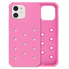 Charm Built Silicone Case (HOT PINK) for iPhone 11 (Only Ground Shipping)