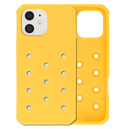 Charm Built Silicone Case (YELLOW) for iPhone 11 (Only Ground Shipping)