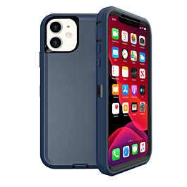 Heavy Duty Case for iPhone 11 (DARK BLUE & BLACK) (Only Ground Shipping)
