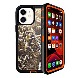 Heavy Duty Case for iPhone 11 (CAMO ORANGE) (Only Ground Shipping)
