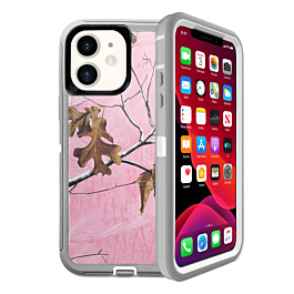 Heavy Duty Case for iPhone 11 (CAMO PINK) (Only Ground Shipping)