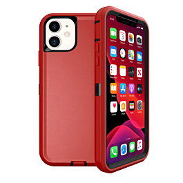 Heavy Duty Case for iPhone 11 (RED & BLACK) (Only Ground Shipping)