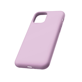 Soft Solid Silicone Case (Full Buttom Cover) - LILAC for iPhone 12 / 12 Pro (Only Ground Shipping)
