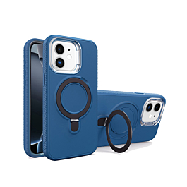 Support Heavy Duty Case with Wireless Charging Kickstand - ROYAL BLUE for iPhone 11 (Only Ground Shipping)