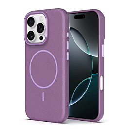 Magnetic Leather Soft Cases - SUNSET PURPLE for iPhone 11 Pro Max (Only Ground Shipping)
