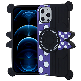 3D Cute Soft Silicone Case - Style 2 for iPhone 12 Pro Max (Only Ground Shipping)