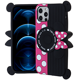 3D Cute Soft Silicone Case - Style 3 for iPhone 12 Pro Max (Only Ground Shipping)