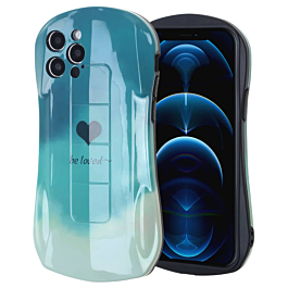 Be Loved Heart Pattern Silicone Case - Style 4 for iPhone 12 Pro Max (Only Ground Shipping)