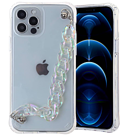 Fashion Pearl Bracelet Clear - C22 for iPhone 12 Pro Max (Only Ground Shipping)