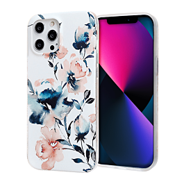 Flower Design TPU Case - Style 2 for iPhone 12 Pro Max (Only Ground Shipping)