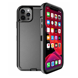 Heavy Duty Case for iPhone 12 Pro Max (BLACK) (Only Ground Shipping)