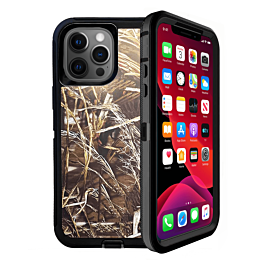 Heavy Duty Case for iPhone 12 Pro Max (CAMO BLACK) (Only Ground Shipping)