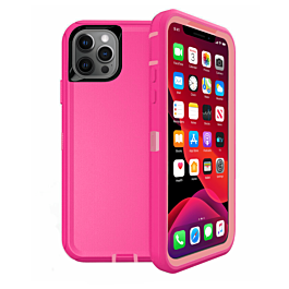 Heavy Duty Case for iPhone 12 Pro Max (HOT PINK) (Only Ground Shipping)