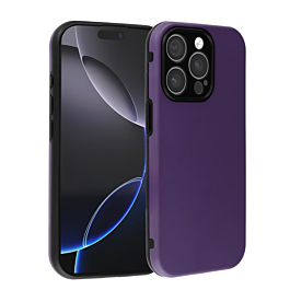 Full Cover New Design Silicone Case - PURPLE for iPhone 12 Pro Max (Only Ground Shipping)