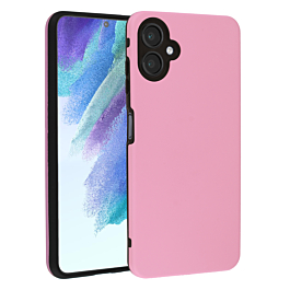 Full Cover New Design Silicone Case - LIGHT PINK for Galaxy A06 (Only Ground Shipping)