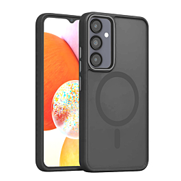 New Magnetic Wireless Charging Case - BLACK for Galaxy A14 (Only Ground Shipping)