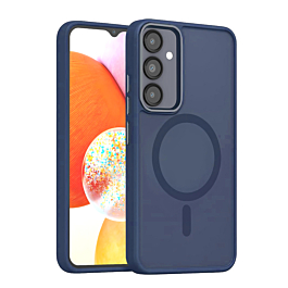 New Magnetic Wireless Charging Case - NAVY BLUE for Galaxy A14 (Only Ground Shipping)