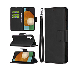 Galaxy A14 4G/5G Leather Wallet Case with Card Slot - BLACK (Only Ground Shipping)