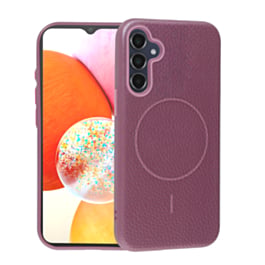 Magnetic Leather Soft Cases - SUNSET PURPLE for Galaxy A15 (Only Ground Shipping)